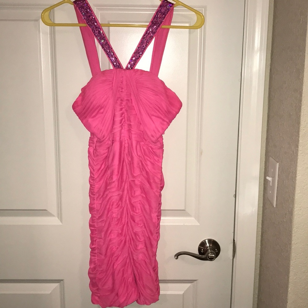 Hot Pink Mini Dress
